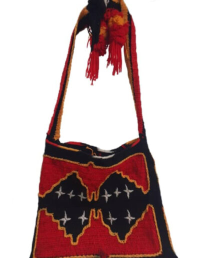 Flying fox wool bilum bag